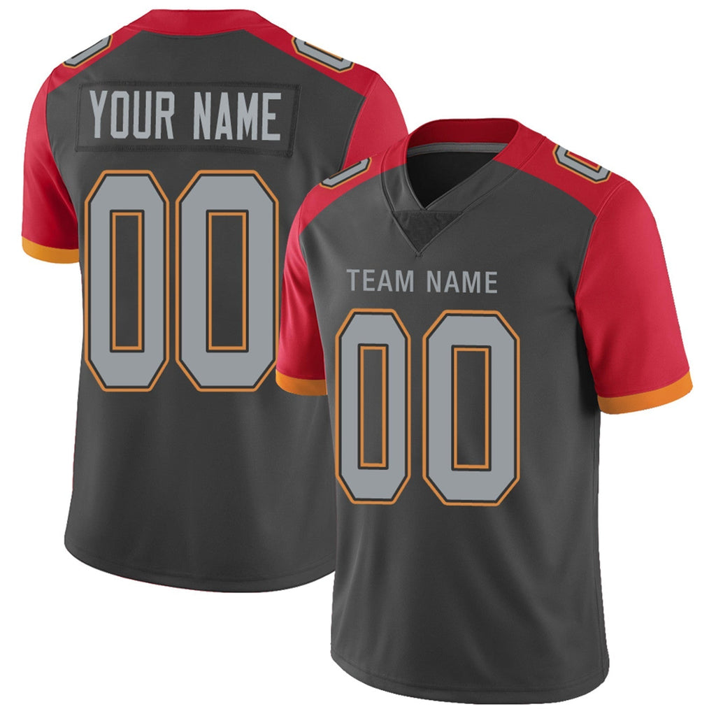 Custom Red TB Football Shirt Top