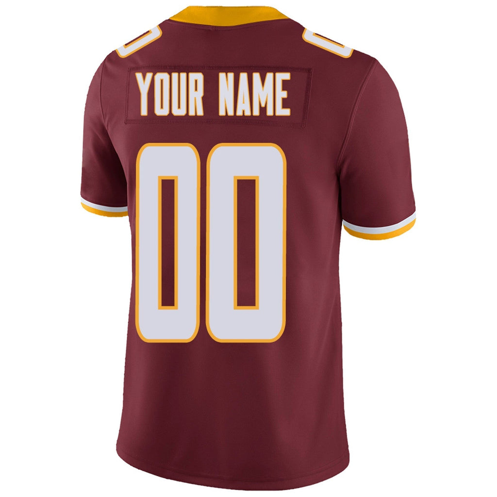 Custom Burgundy Football Shirt Top
