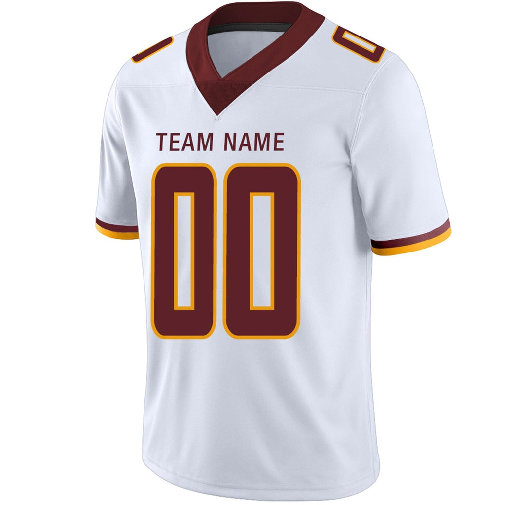 Custom Burgundy Football Shirt Top