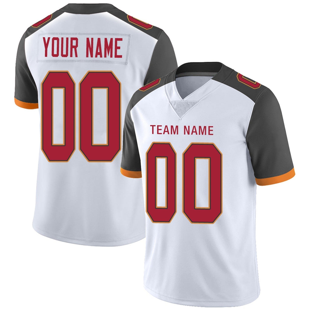 Custom Red TB Football Shirt Top
