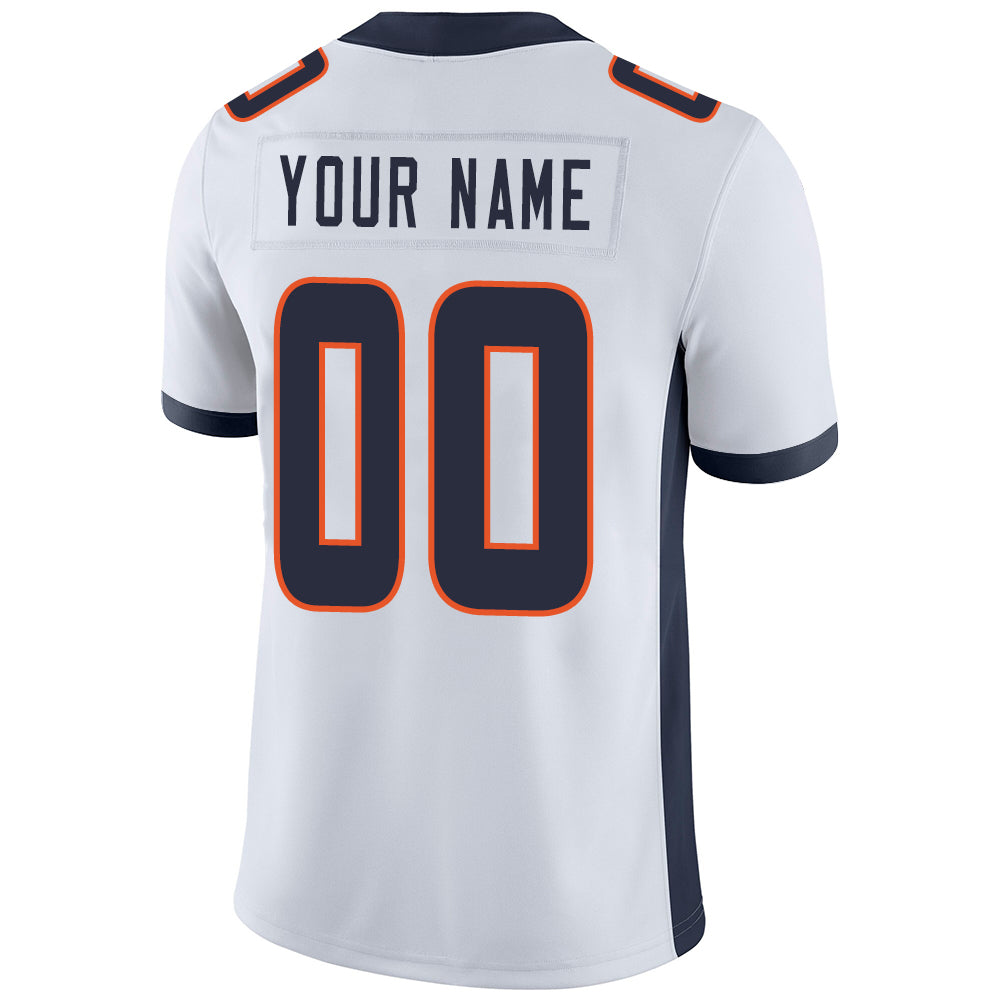 Custom White DEN Football Shirt Top