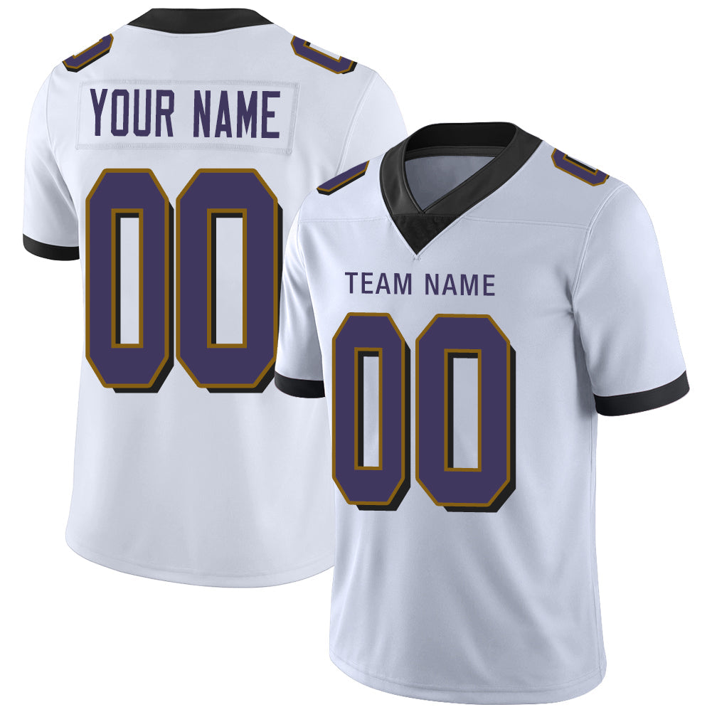 Custom White Football Shirt Top