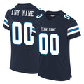Custom Navy TEN Football Shirt Top