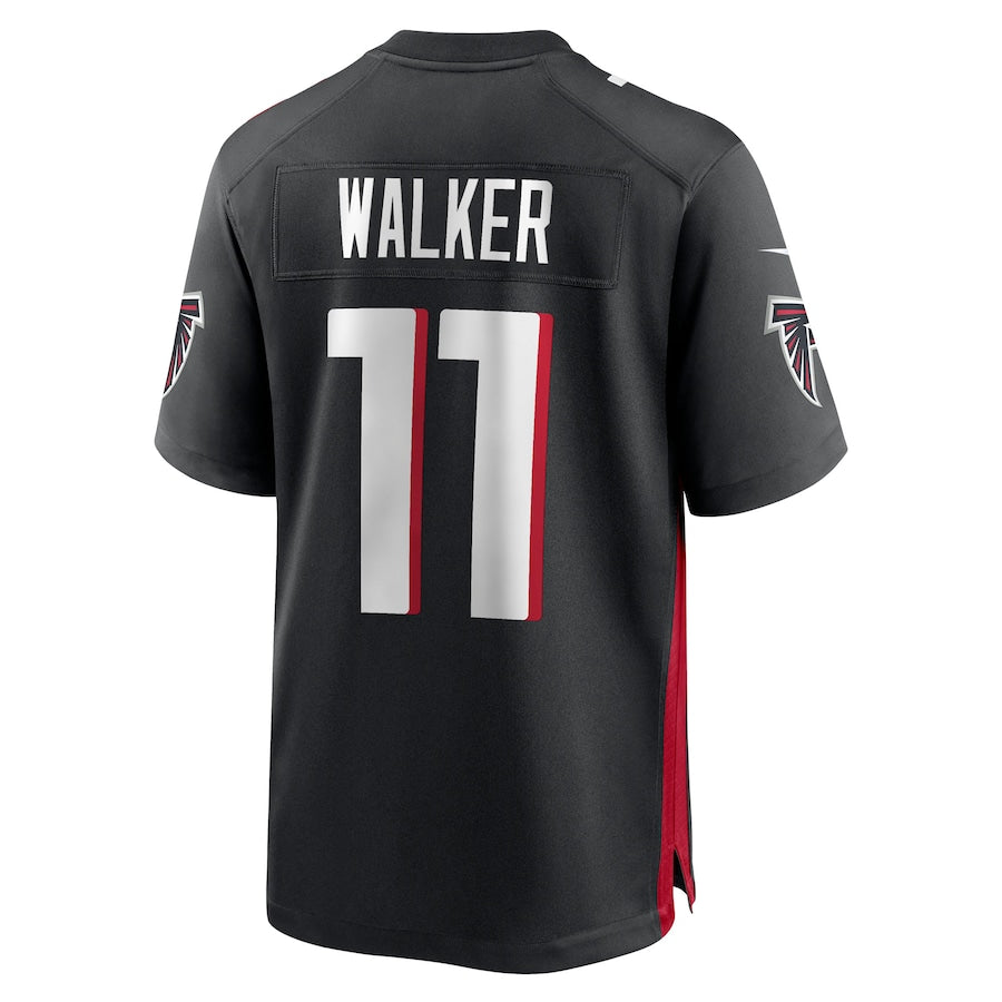 Custom #11 Black ATL Football Shirt Top
