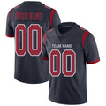 Custom Navy HOU Football Shirt Top