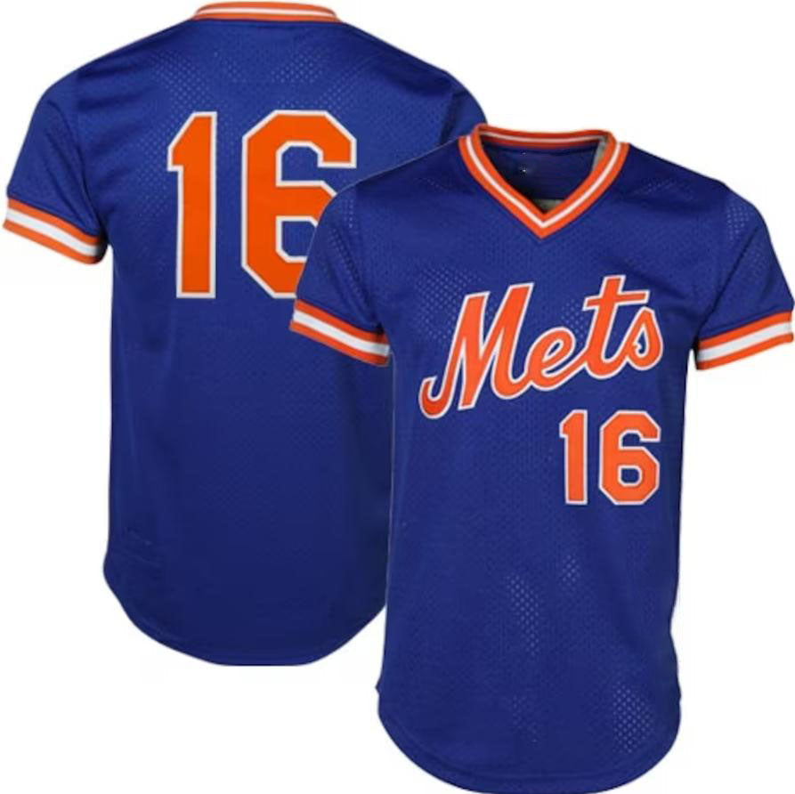 Custom #16 NYM Baseball Shirt Top