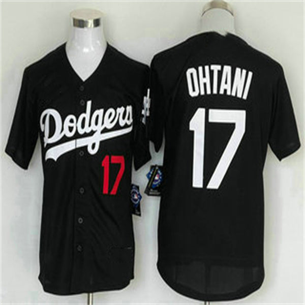 Custom #17 Black LAD Baseball Shirt Top