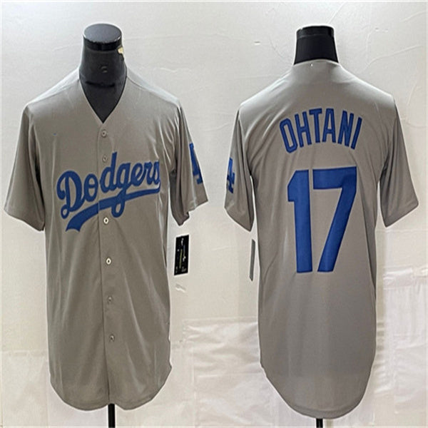 Custom #17 Gray LAD Baseball Shirt Top
