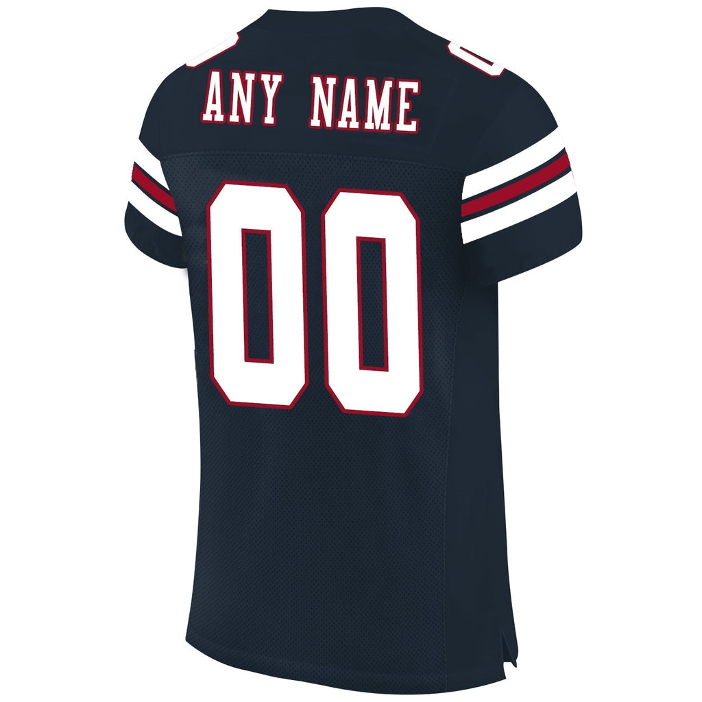 Custom Navy Football Shirt Top