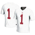 Custom #1 White Football Shirt Top