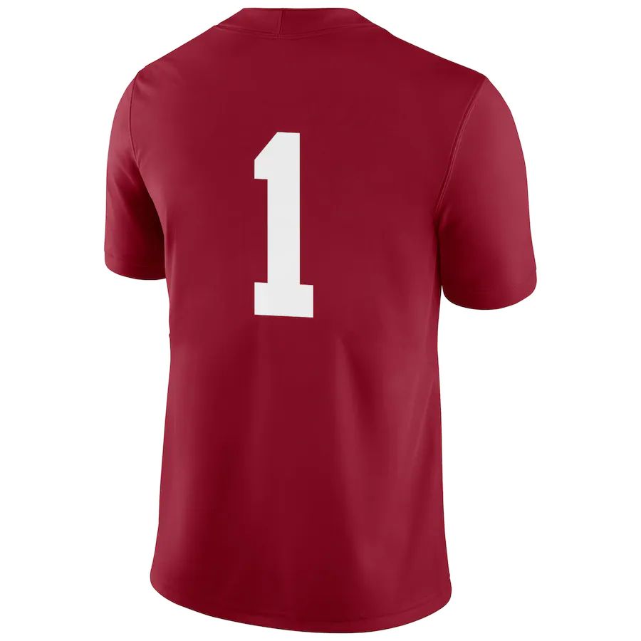 Custom #1 Crimson Football Shirt Top