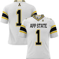 Custom #1 White Football Shirt Top