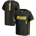 Custom #1 Black Baseball Shirt Top