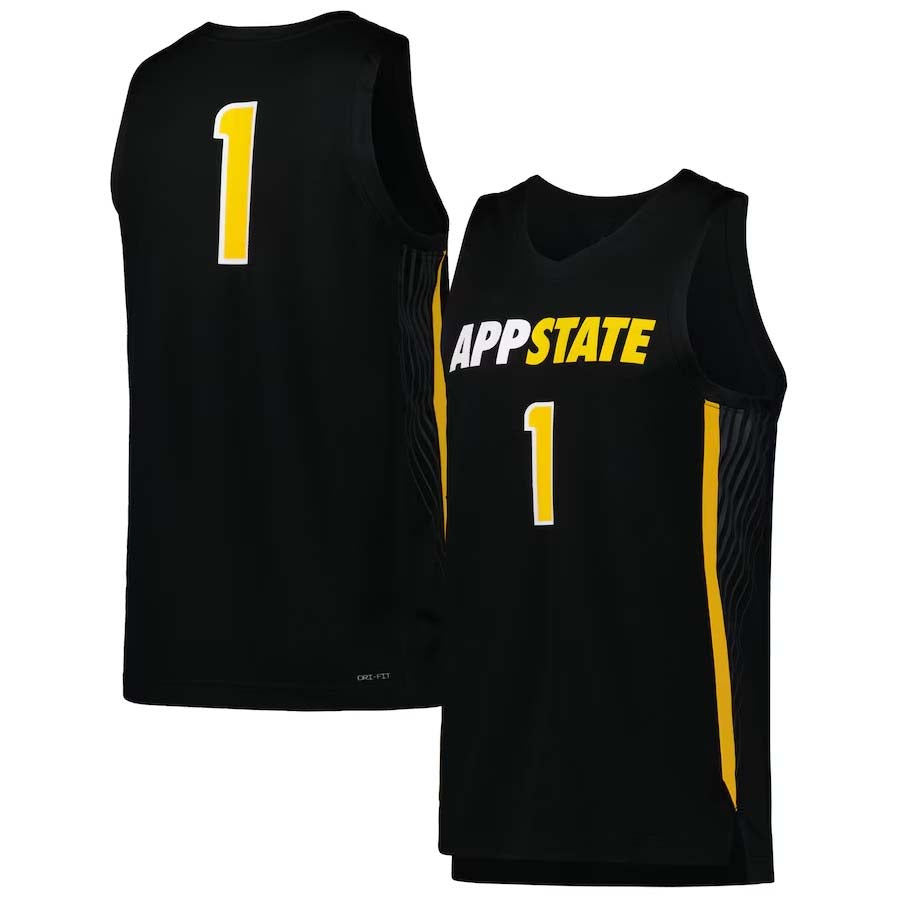 Custom #1 Black Basketball Shirt Top