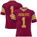 Custom #1 Maroon Football Shirt Top