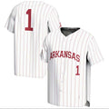 Custom #1 White Baseball Shirt Top