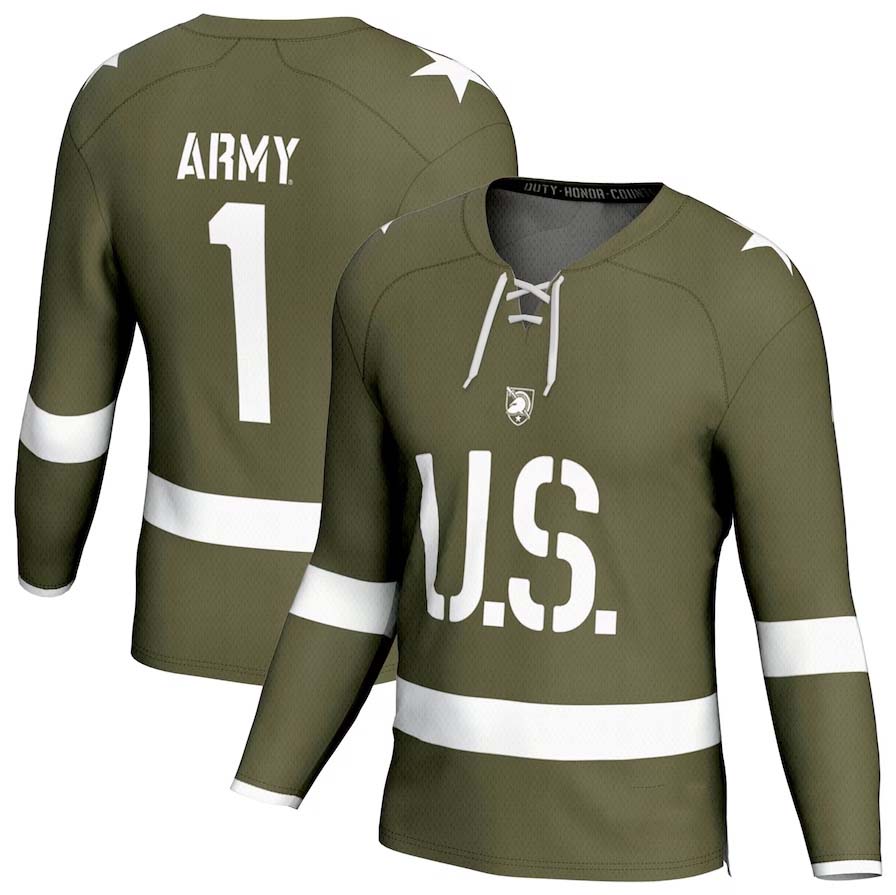 Custom #1 Black VGK Hockey Shirt Top