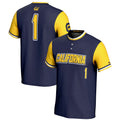 Custom #1 Navy College Shirt Top