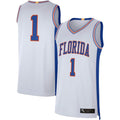 Custom #1 White Retro College Shirt Top