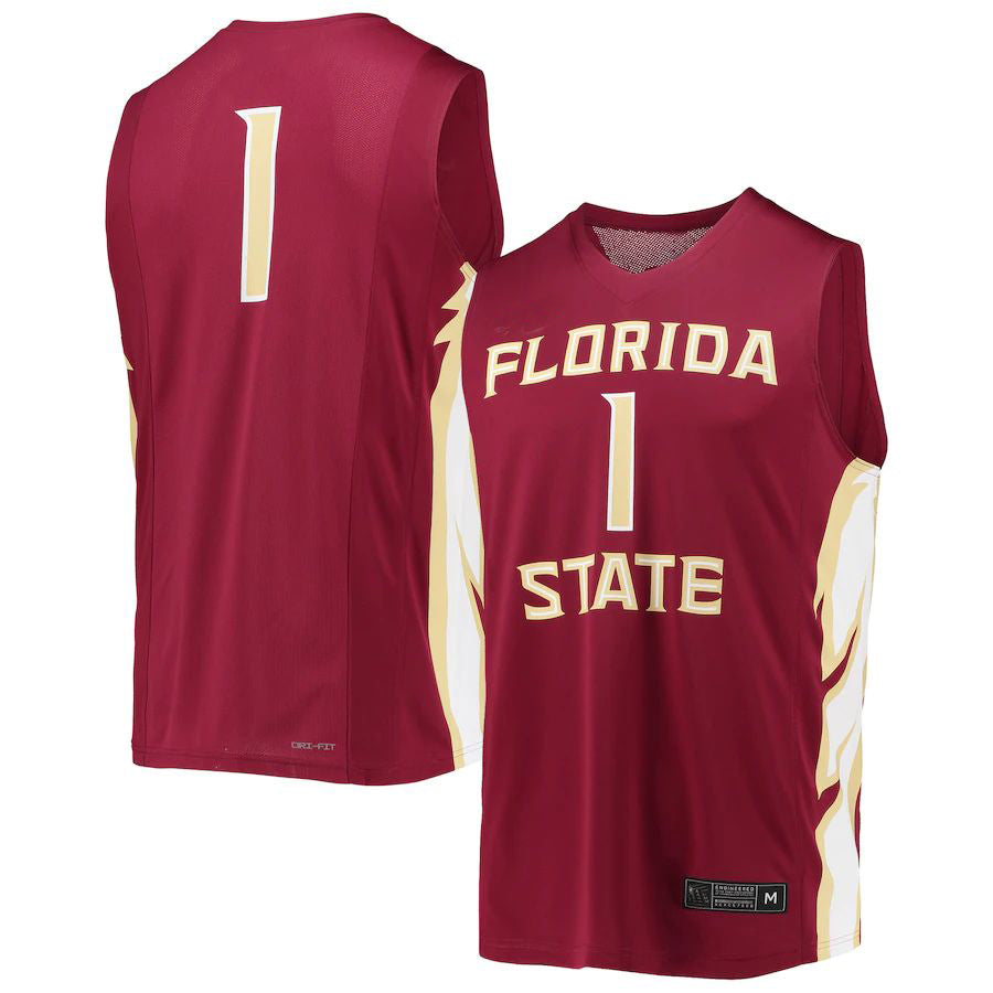 Custom #1 Garnet Basketball Shirt Top