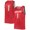 Custom #1 Red Basketball Shirt Top