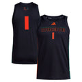 Custom #1 Black College Shirt Top