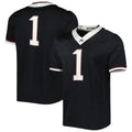 Custom #1 Black Football Shirt Top