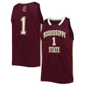 Custom #1 Maroon Retro College Shirt Top