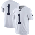 Custom #1 White College Shirt Top