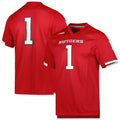 Custom #1 Scarlet Football Shirt Top