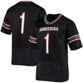 Custom #1 Black Football Shirt Top