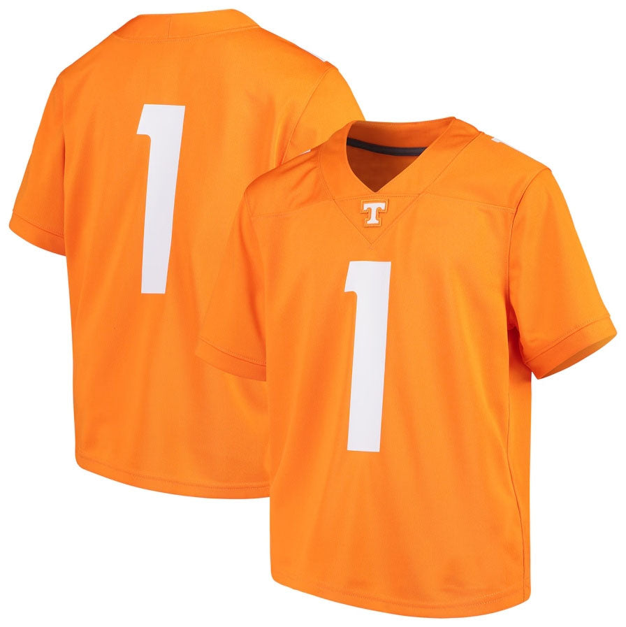 Custom #1 Orange Football Shirt Top