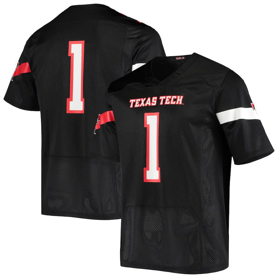 Custom #1 Black LV Football Shirt Top