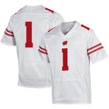 Custom #1 White Football Shirt Top