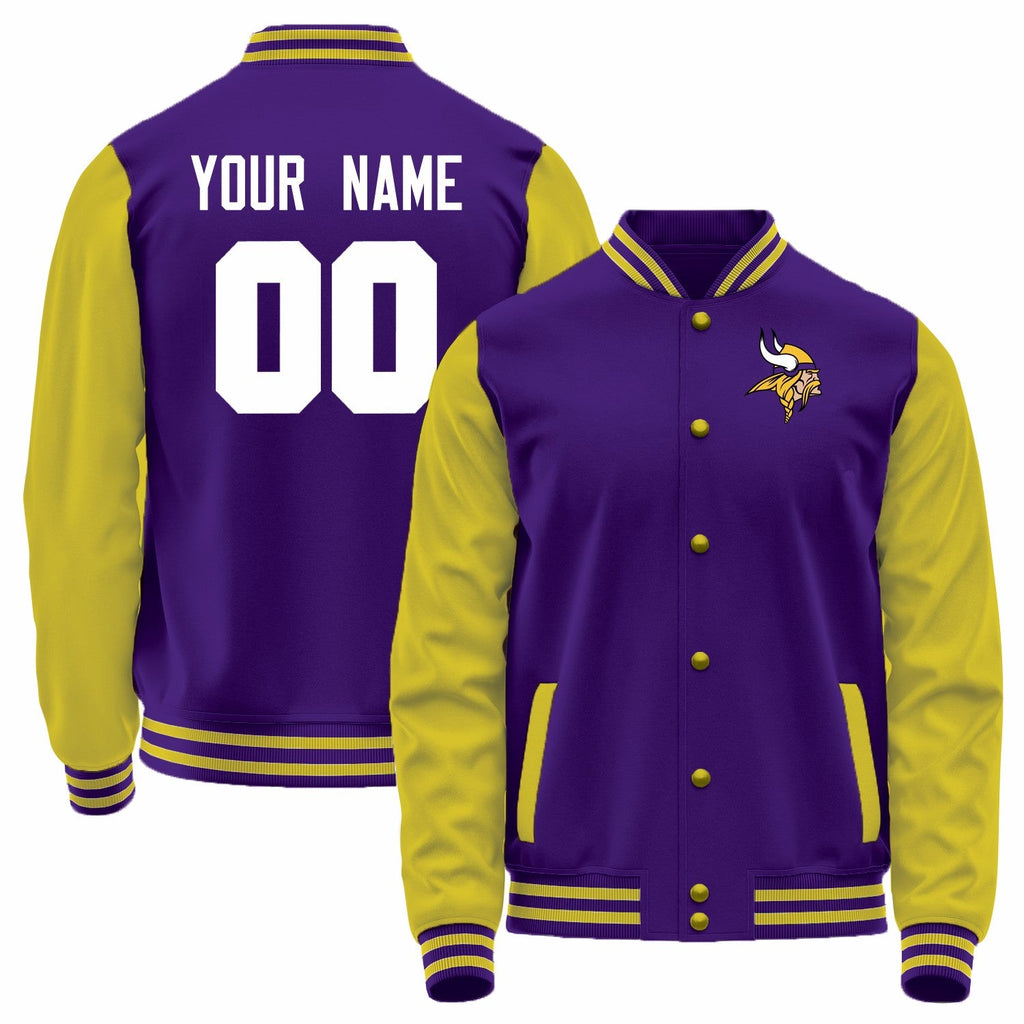 Custom Purple MIN Football Shirt Top