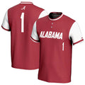 Custom #1 White College Shirt Top