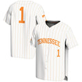 Custom #1 White Baseball Shirt Top