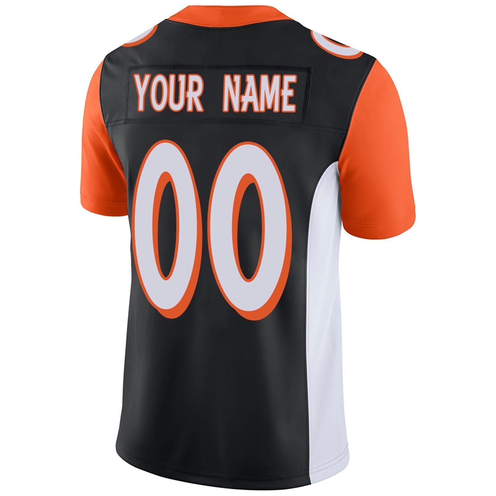 Custom Orange CIN Football Shirt Top
