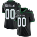 Custom Black NYJ Football Shirt Top