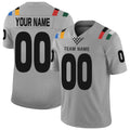 Custom Grey IND Football Shirt Top