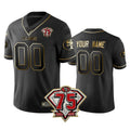Custom Black SF Football Shirt Top