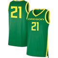 Custom #21 Green Basketball Shirt Top