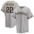 Custom #22 Gray MIL Baseball Shirt Top