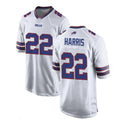 Custom #22 White BUF Football Shirt Top