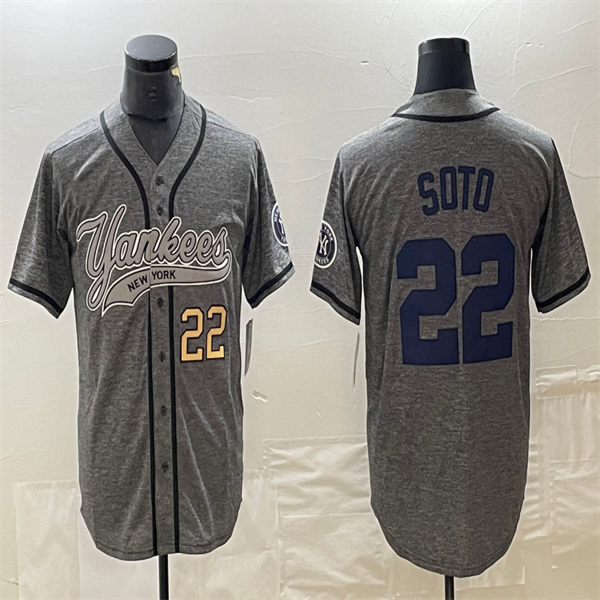 Custom #22 Grey LAD Baseball Shirt Top
