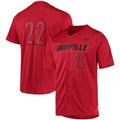 Custom #22 Red STL Baseball Shirt Top
