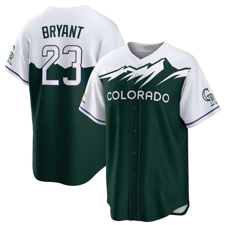 Custom #23 Green COL Baseball Shirt Top