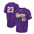 Custom #23 Purple 2023 World Series Champions DET Baseball Shirt Top