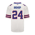 Custom #24 White BUF Football Shirt Top