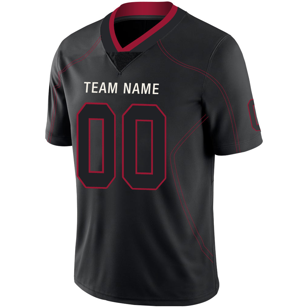 Custom Black Football Shirt Top